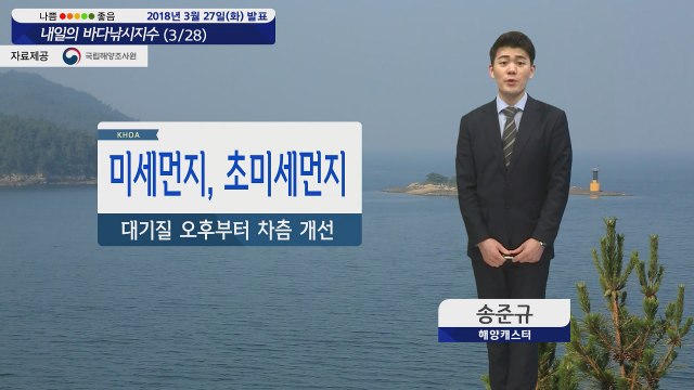 [내일의 바다낚시지수] 3월28일 맑은 하늘 예상 파고 잔잔해 출조 가능한 지역 많아 / YTN