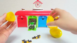 서프라이즈 에그 속에서 카봇이?재미있는 장난감 자동차 변신놀이♥Hello carbot Surprise Egg transformation play / Honey Pang 허니팡