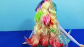 Crayola Color Disney Barbie Frozen Doll Hair Learn Colors