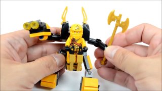 LEGO Ninjago Mech Suits KnockOff Building Set 1 w/ Lloyd Samurai X Skylor & Zugu