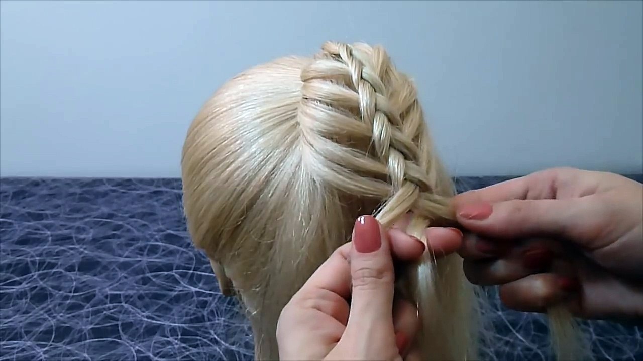 Причёски для девочек/детей в школу. Французская коса.Плетение кос/волос для средних/длинных волос