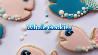 Cute Whale Cookies