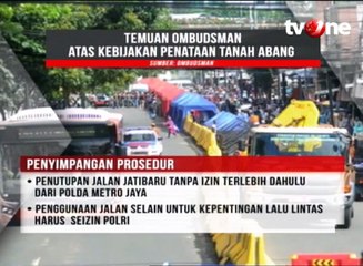 Temuan Ombudsman Soal Kebijakan Tanah Abang