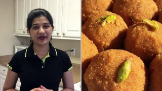 Besan Ladoo Recipe in Hindi with English subtitles-How to make besan ladoo-Traditional Indian sweet
