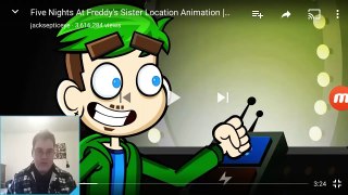 GLADOS?! || Jacksepticeye Five Nights At Freddys: Sister Location Animation Reion!!!