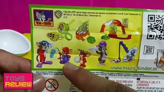 6 Kinder Joy Surprise Eggs Cars 2 , Planes , Tom and Jerry Unboxing