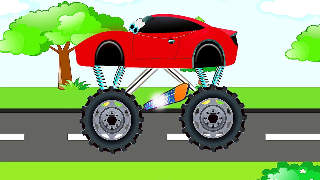 Trucks Compilation - Monster Trucks For Children - Childrens Tv Funny