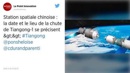 Voici les premières images de la Station spatiale chinoise qui va bientôt s’écraser sur Terre.