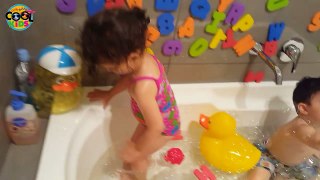 kids learning alphabet and colours in The Bath