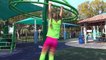 Diana and Baby Doll play on the Outdoor Playground for kids, Funny Baby Alive videos 2018 kids diana show baby
