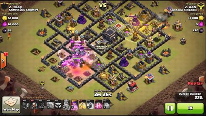 Perfect 6 Bintang di Clan War TH 9 [GOWIHO]