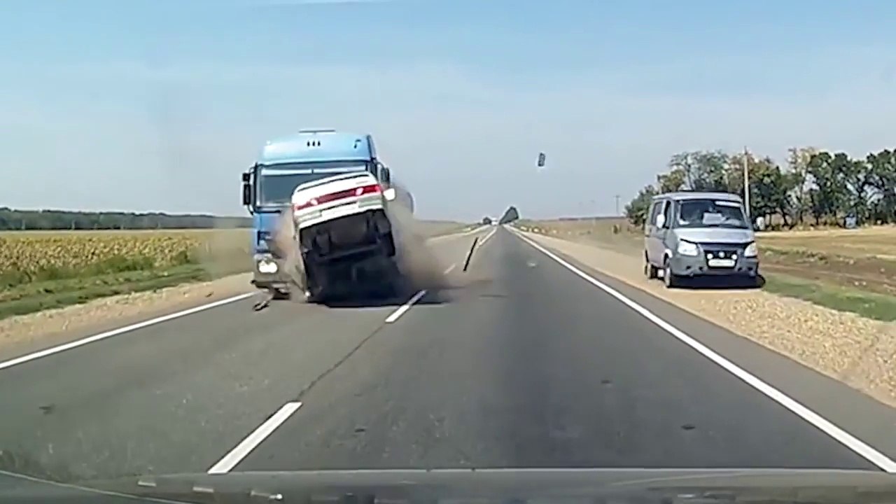 Do not drive your car like this.
