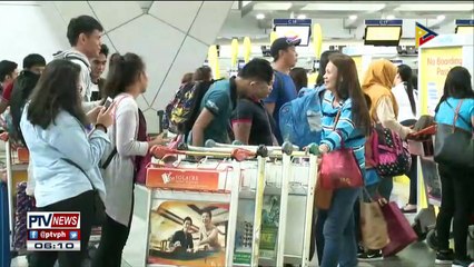 #PTVNEWS: Mga pasahero, dagsa na sa NAIA