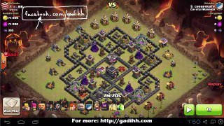 Valkyrie Strategy vs Maxed TH9 and some updates | GoVaHo Attack | Clan Wars | Clash Of Clans HD