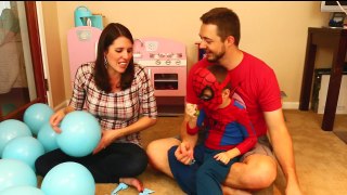 Baby Gender Reveal With DisneyCarToys Balloon Pop & Drop