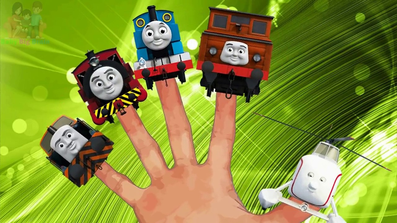 Thomas & Friends Finger Family Nursery Rhyme Song Super Hero Playdoh ...