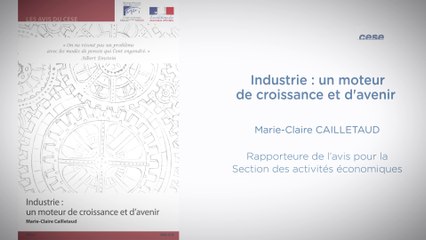 Industrie : un moteur de croissance et d'avenir - cese