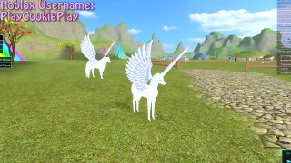 Baby Pegasus Foal & Friends - Horse Heart Lets Play Online Roblox Horses Game