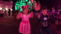 Family Vacation to Disney Mickeys Not-So-Scary Halloween Trick or Treating, Parade & Fireworks!