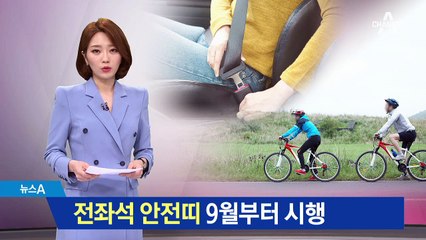 일반도로도 9월부터 ‘모든 좌석’ 안전띠 의무화