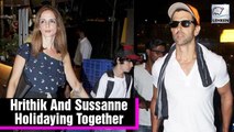 Hrithik Roshan & Sussanne Khan Holidaying Together With Kids