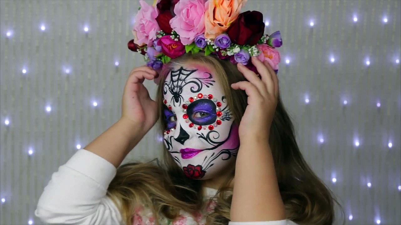 Sugar Skull Makeup for Kids —