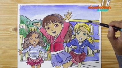 1, 2, 3… Coloriage ! | Ballade en ville | NICKELODEON JUNIOR