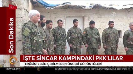 下载视频: Terör örgütü PKK´nın Sincar´daki kampları böyle görüntülendi