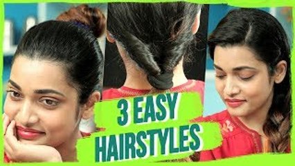 3 Easy Hairstyles You Need Badly | बाल बाँधने के 3 आसान तरीके | Hair Style At Home