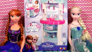 Giant Frozen Kitchen Toy Smoby Cutting Frozen Food Toys 겨울왕국부엌 Cuisine Küche кухня Cocinita Funtoys