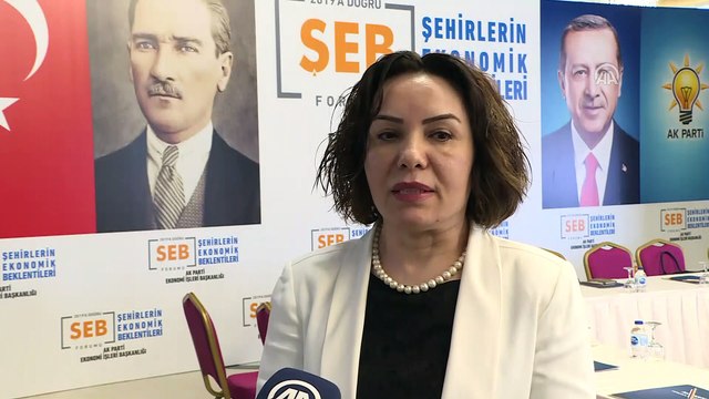 Şehirlerin Ekonomik Beklentileri Forumu - AK Parti Ekonomi İşleri Başkan Yardımcısı Salman - ANTALYA