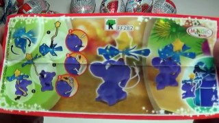 12 Kinder Surprise (New Year Collection) - Новогодние киндеры!