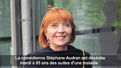 Décès de l'actrice Stéphane Audran