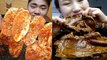 #ASMR COMPILATION-CHINESE FOOD-MUKBANG-Greasy Chinese Food-Beauty eat strange food-NO.93