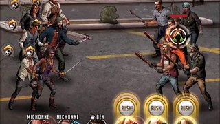 Walking Dead : Road to Survival - EPIC 5 STAR SAWYER FIGHT - IN ACTION!!!