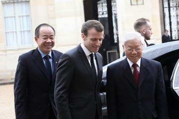 Déclaration conjointe du Président de la République Emmanuel Macron et du Secrétaire général du Parti communiste de la République socialiste du Vietnam M. Nguyen Phu Trong.