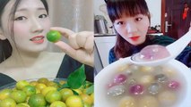 #ASMR  COMPILATION-CHINESE FOOD-MUKBANG-Greasy Chinese Food-Beauty eat strange food-NO.96