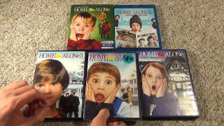 Home Alone Blu-Ray and DVD Collection and Unboxing the 4th Movie