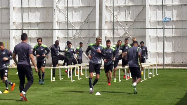 Atiker Konyaspor, Osmanlıspor maçı hazırlıklarını sürdürdü