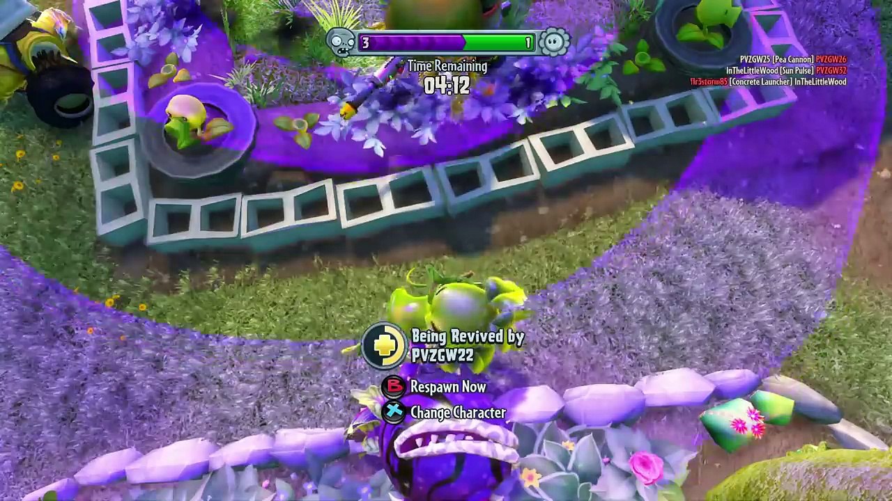 Plants VS Zombies Garden Warfare Gameplay Walkthrough Part 2 - Chomper & Sunflower Xbox One