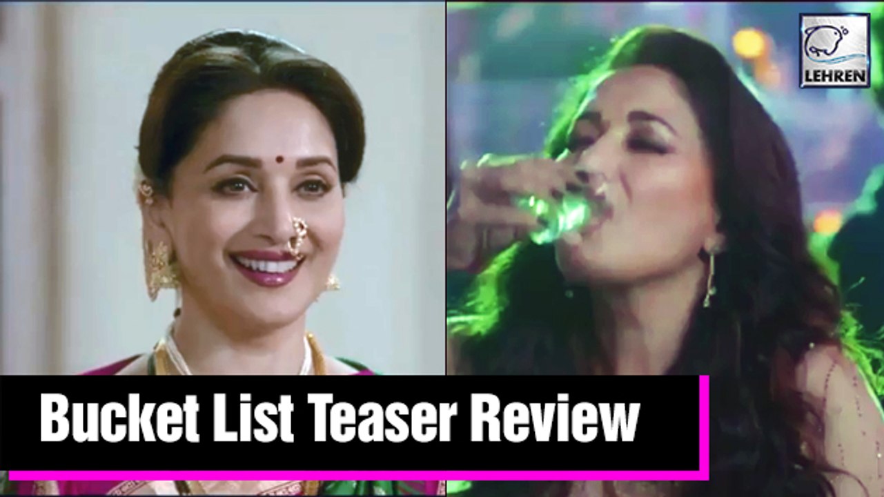 Madhuri Dixit's First Marathi Movie Bucket List's Teaser Review video Dailymotion