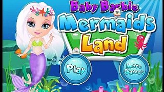 ❀.❤ Baby Barbie Mermaids Land : Baby Barbie Becomes A Real And Beautiful Mermaid ❀.❤
