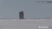 Watch US submarine break through Arctic ice