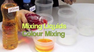 Matter - Liquids - Grade 1 2 3 Science Experiments: Color Mixing - Floating Sinking - Volume