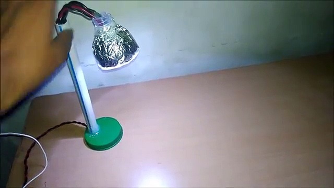 How to make table lamp at home - easy way - sdik rof