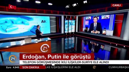 Cumhurbaşkanı Erdoğan, Putin ile görüştü
