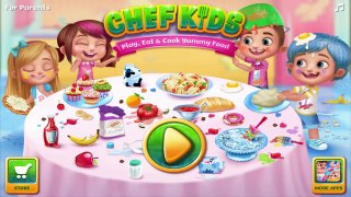 CHEF KIDS play, Eat and Cook Yummy Food Part 1