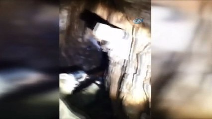 Teröristlerin kullandığı 125 metre uzunluğunda mağara bulundu