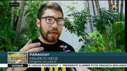 Paraguay: candidato Efraín Alegre critica aranceles universitarios