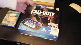 unboxing PSVITA pack call of duty declassified [FR] V.EU